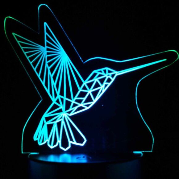 Hummingbird Light led color changing‎ light on stand - Picture 2 of 3